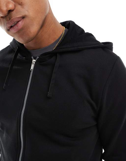 New look zip up hoodie hotsell