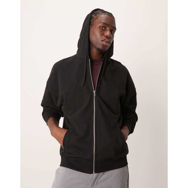 Black hoodie new look best sale