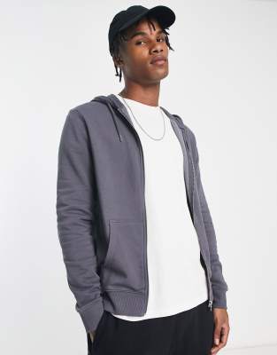 New look grey discount hoodie