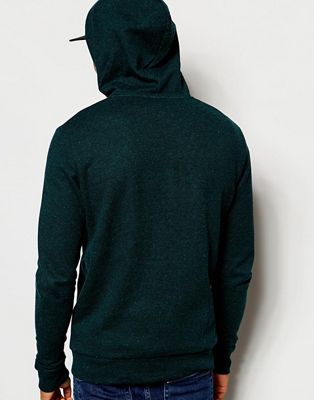 dark green zipper hoodie
