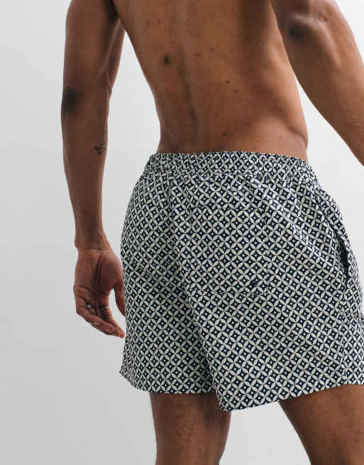 New Look - Zwemshort met bandanaprint in blauw, 5 van 7