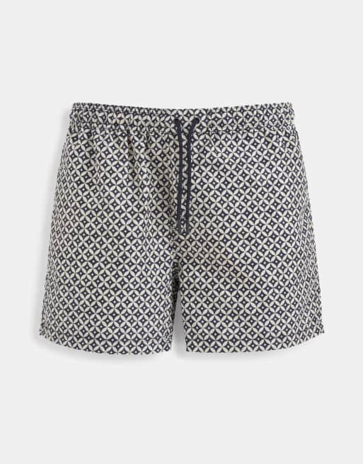 New Look - Zwemshort met bandanaprint in blauw, 6 van 7