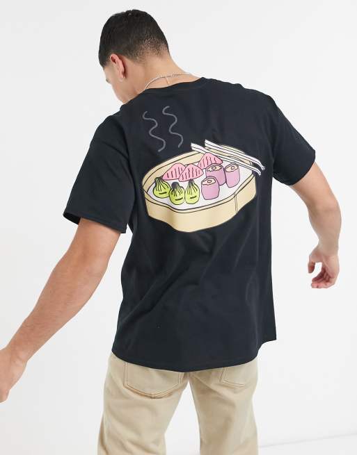 New Love Club T shirt avec motif raviolis chinois au dos ASOS