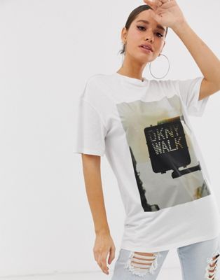 New York t-shirt fra DKNY-Hvid