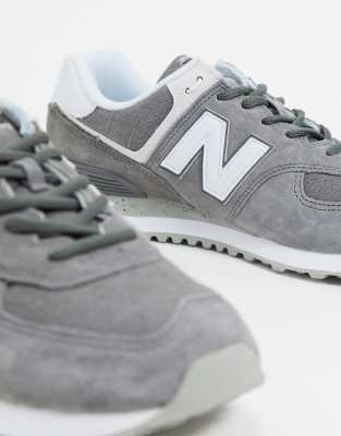 new balance 574 castlerock with white