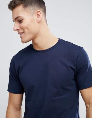 Crew Neck T-Shirt In Navy