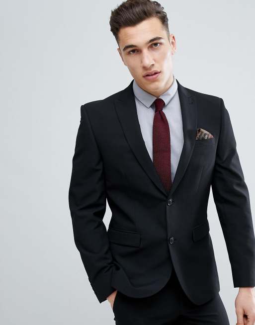 Next - Slim-fit colbert in zwart