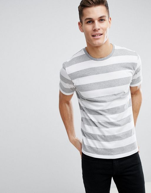 Next Stripe T-Shirt In White | ASOS