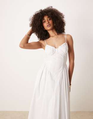 Nia Alice Bustle Detail Camisole Dress