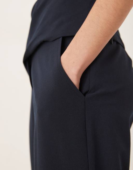 NIA Hillhurst co-ord tailored trouser in navy, 5 of 5