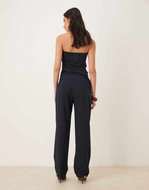 NIA Hillhurst tailored pants in navy (part of a set), 3 of 5