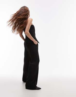 NIA SEBASTIAN WIDE LEG LINEN PANTS 