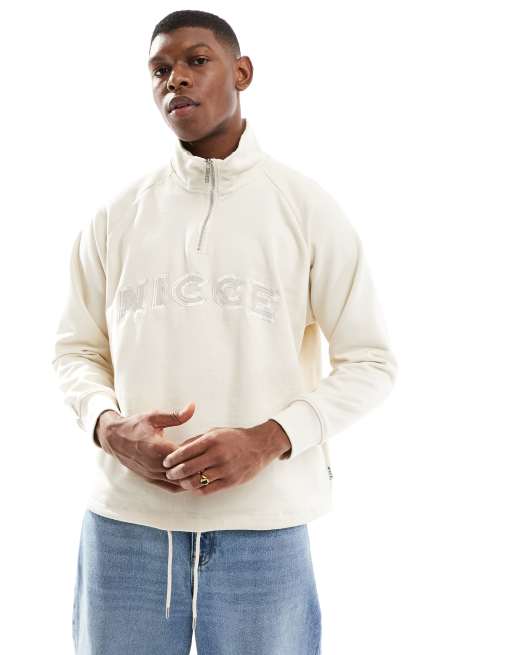 Nicce white sweatshirt hotsell