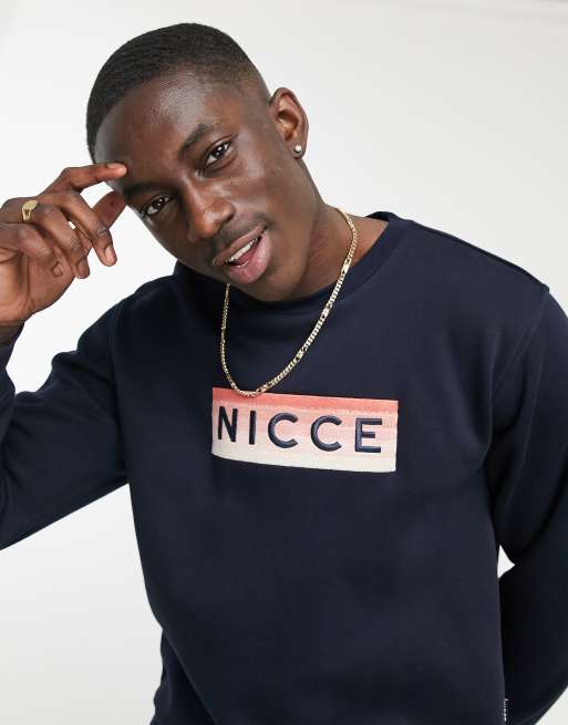 Nicce store embossed sweatshirt