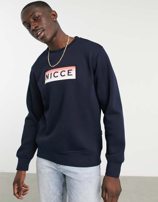 Nicce store embossed sweatshirt