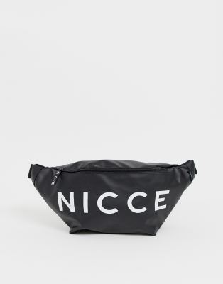 nicce black bum bag