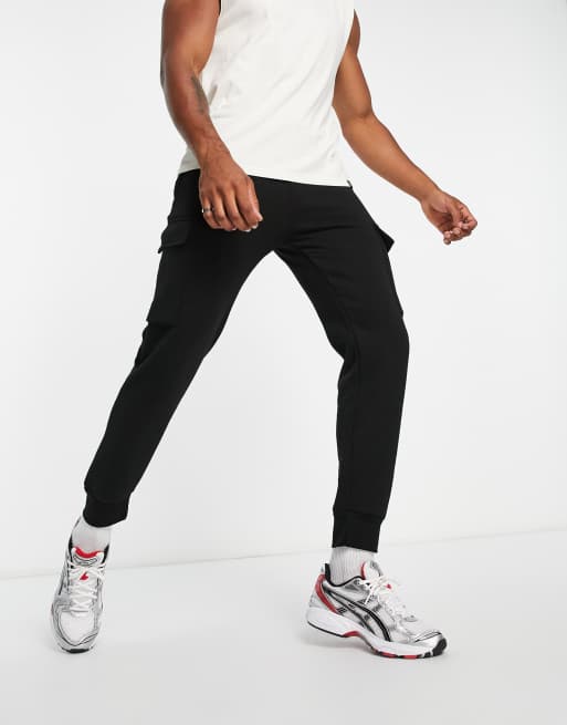 Nicce - Cargo-joggingbroek met logo in zwart