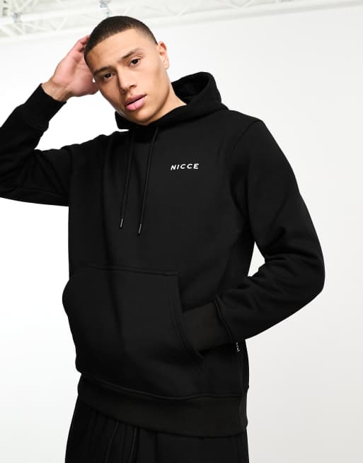 Nicce chest logo hoodie in black