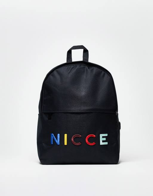 Nicce dallas backpack in black ASOS