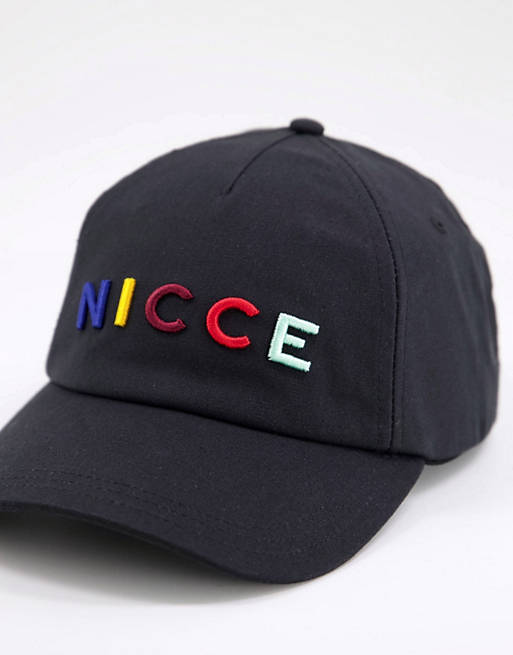 Men Caps & Hats/Nicce dallas cap in black 