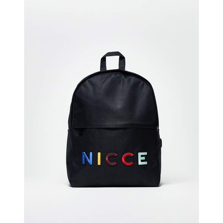 Nicce Dallas Rucksack in Schwarz ASOS