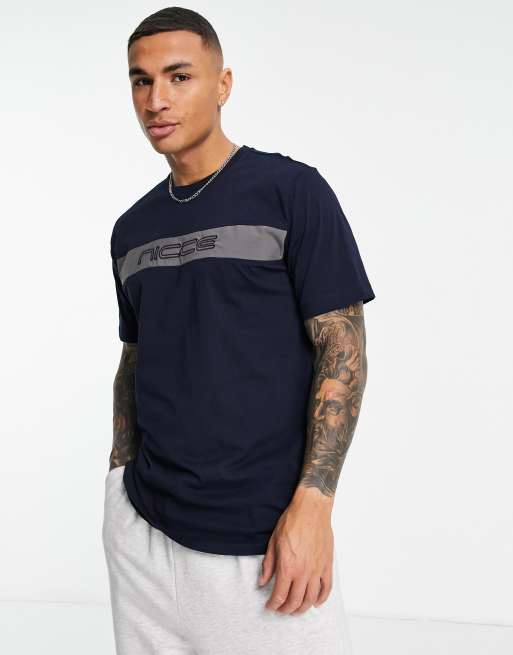Nicce - Dax - T-shirt - Bleu marine