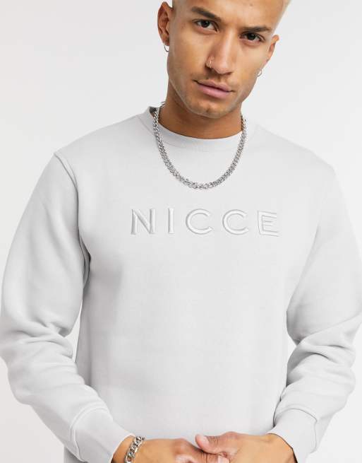 Nicce sweatshirt sale grey