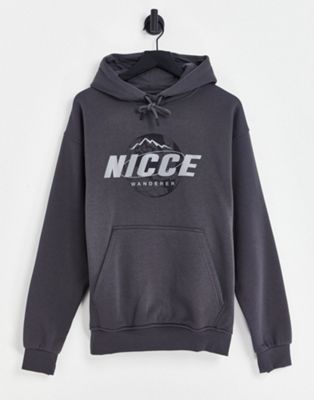 Nicce global hoodie in grey