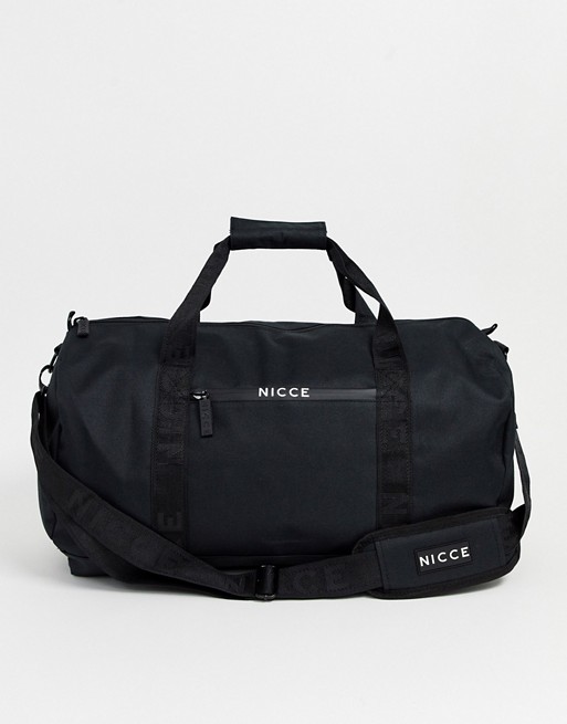 Nicce holdall in black