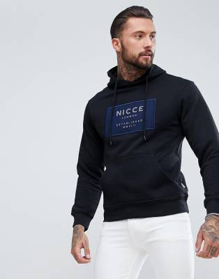 nicce box logo hoodie