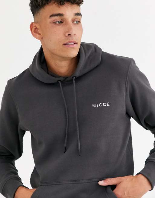 Nicce small best sale logo overhead hoodie