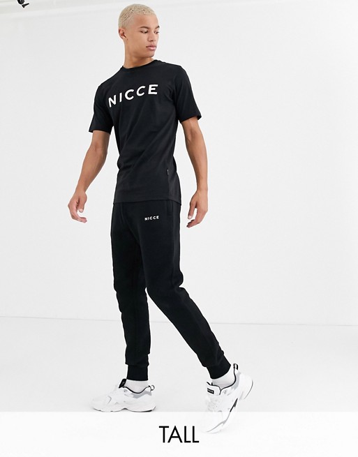 Nicce joggers in black with logo
