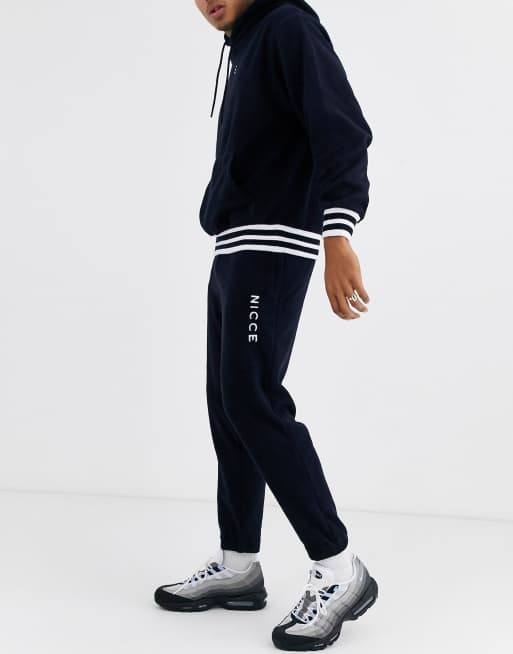 Nicce navy tracksuit new arrivals