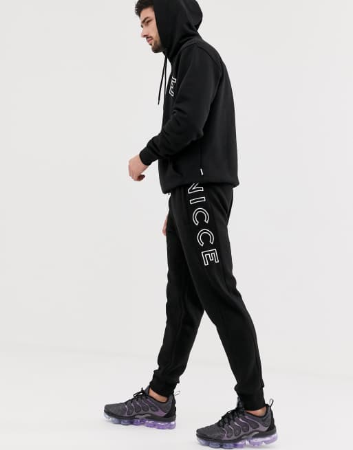 Nicce tracksuit with large logo in black, 3 of 3