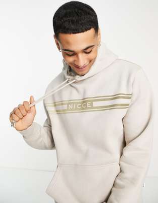 Nicce kota hoodie in beige - ASOS Price Checker