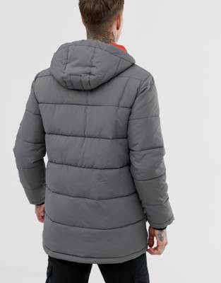 nicce longline puffer jacket