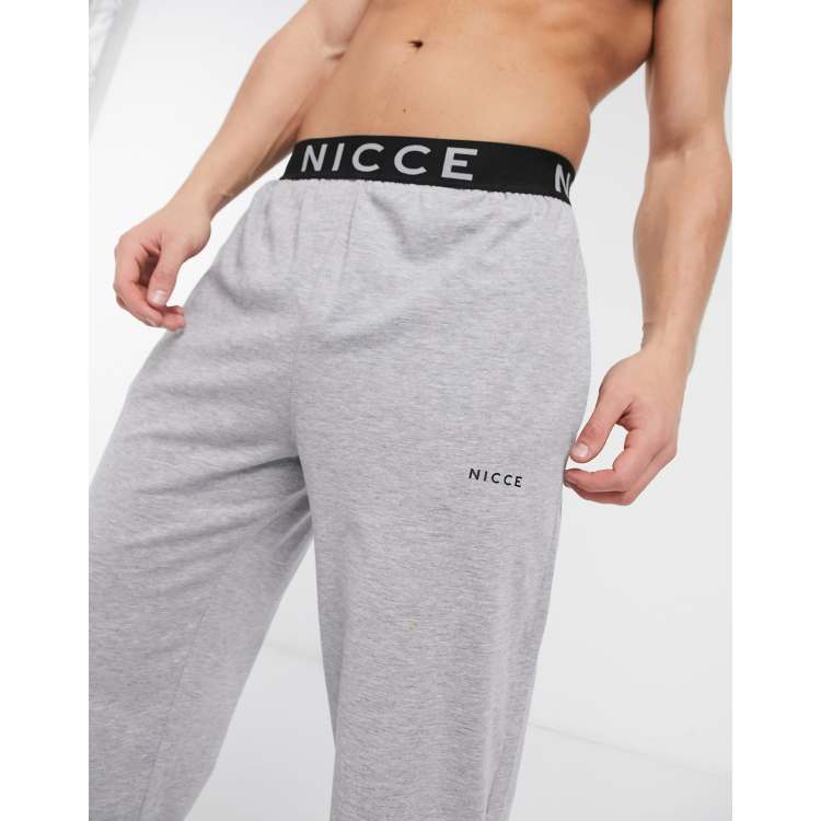 Nicce loungewear sofa joggers in grey ASOS