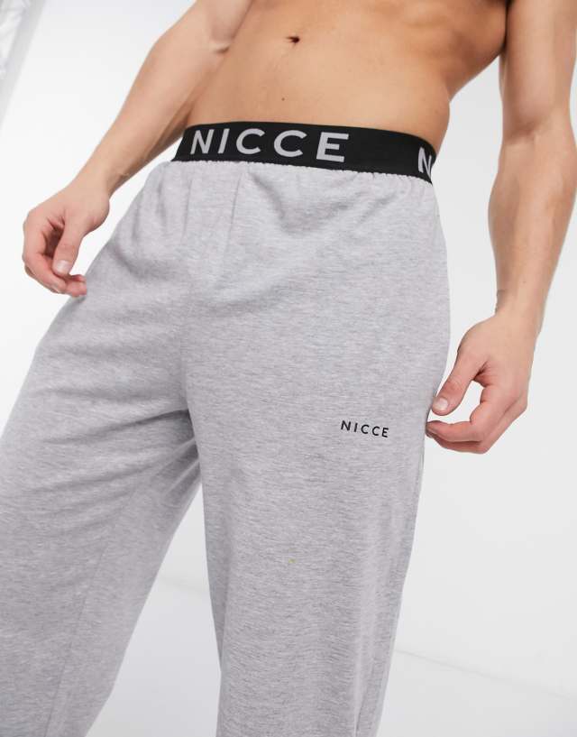 Nicce loungewear sofa sweatpants in gray