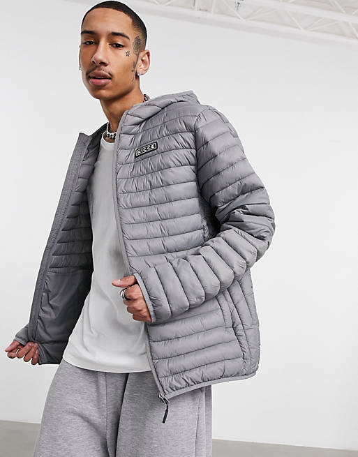Nicce maiden puffer jacket in grey | ASOS