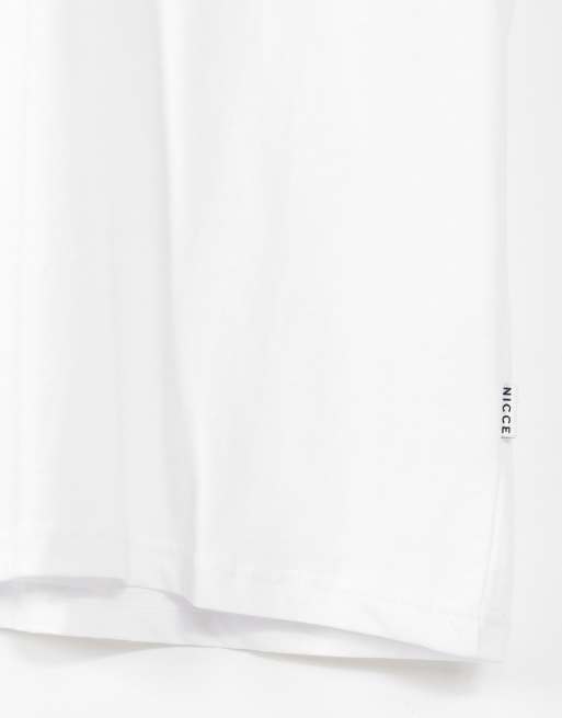 Nicce – Mercury – Biały T-shirt z logo, 4 z 4