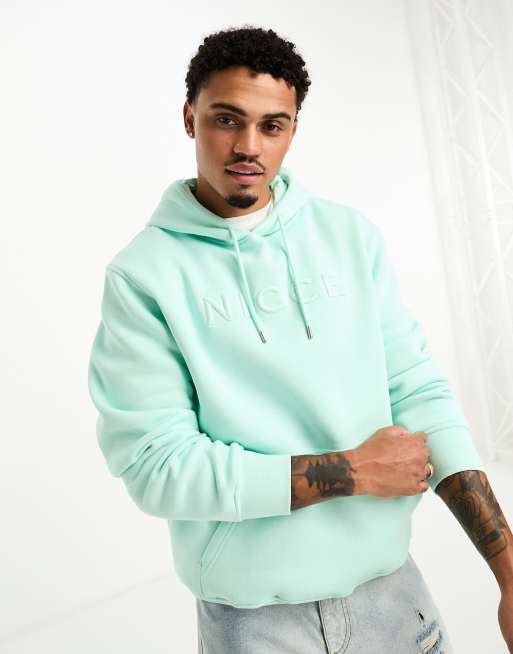 Mint green store hoodie mens