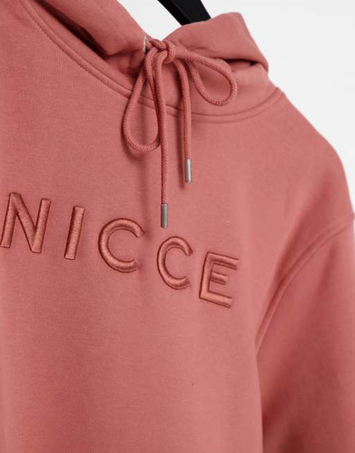 Pink nicce hoodie womens new arrivals