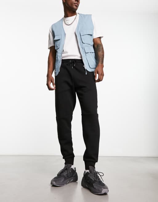Nicce mercury joggers in black