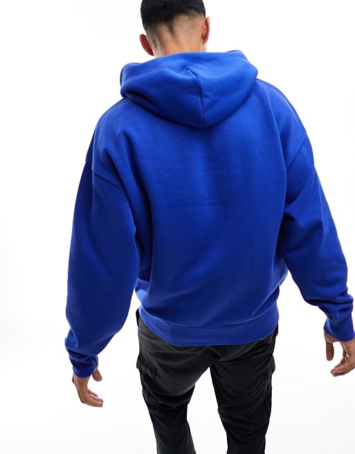 Royal blue outlet pullover hoodie