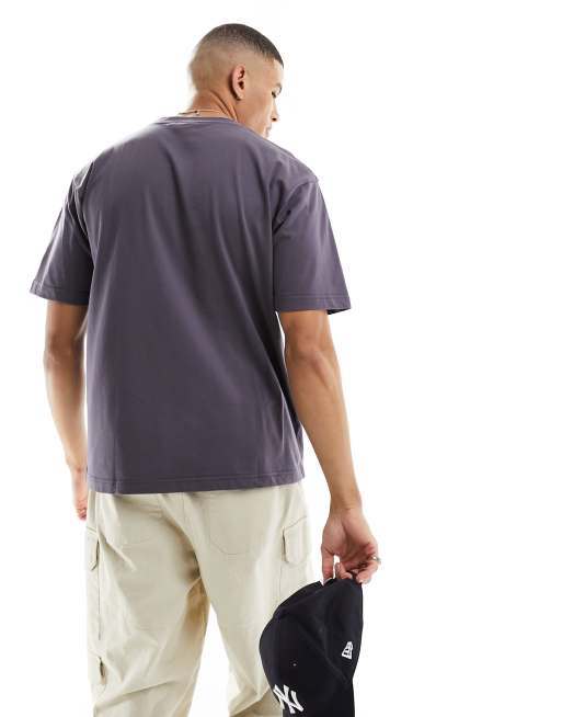 Nicce Mercury oversized t-shirt in washed black ASOS