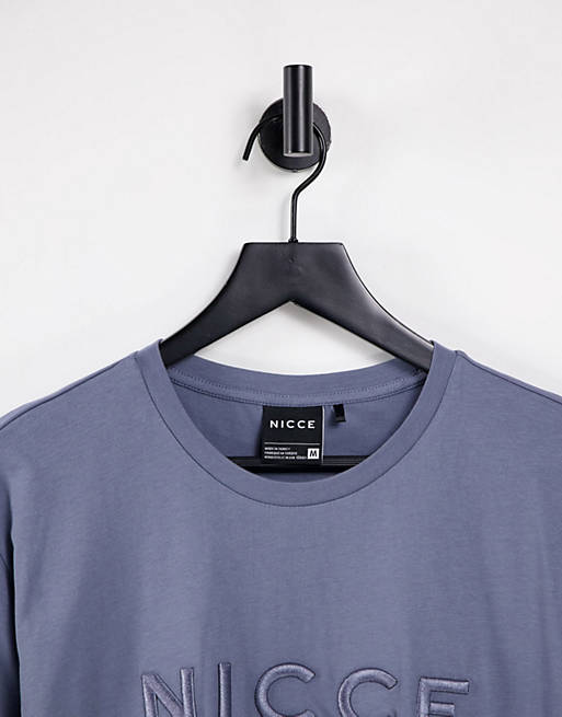 T-Shirts & Vests Nicce mercury t-shirt in blue 