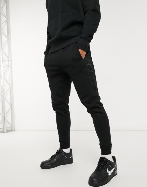 Nicce Mercury tracksuit set in black, 3 of 3