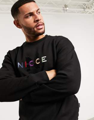 nicce embossed sweatshirt