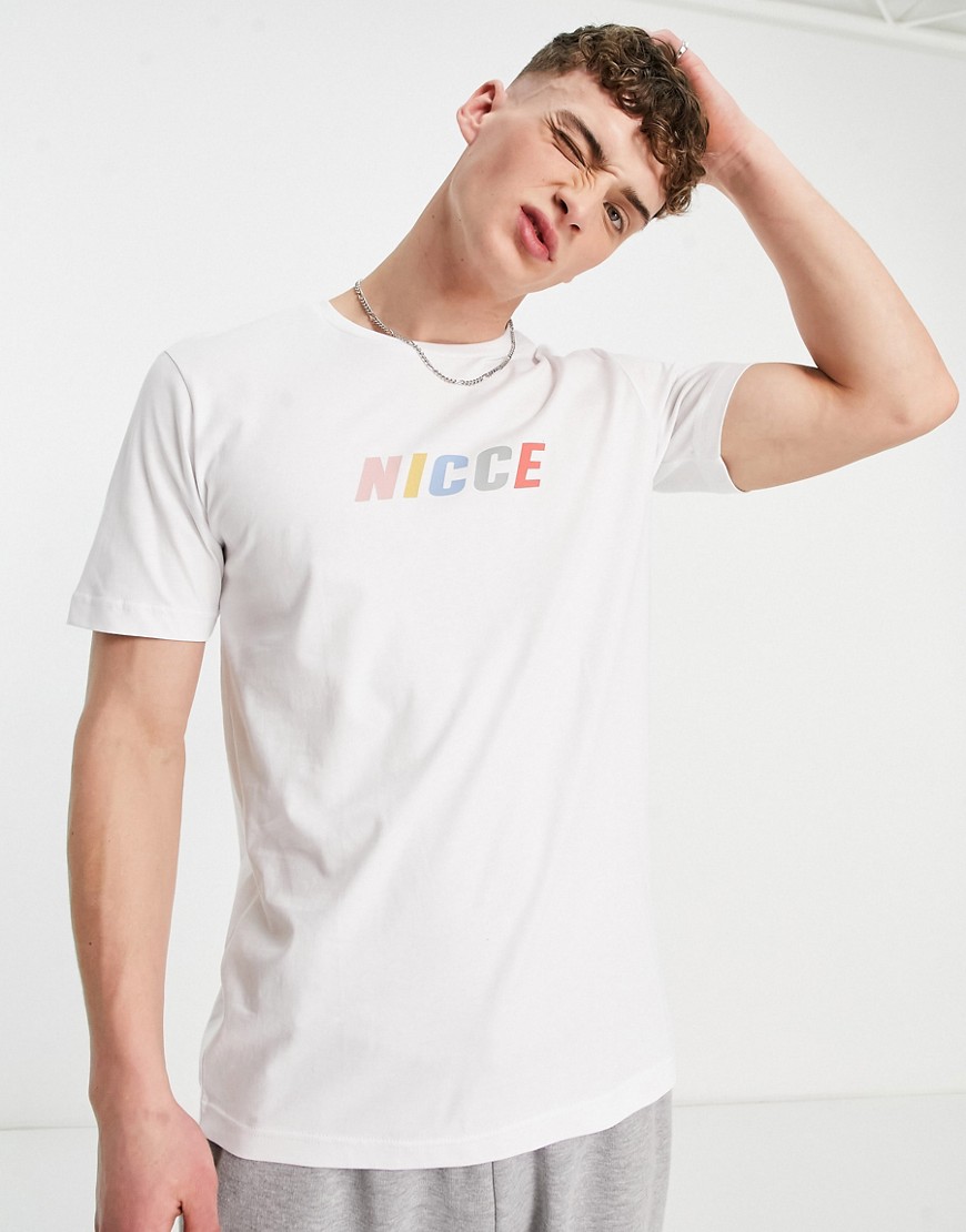 Nicce – Myriad – Vit t-shirt-Vita