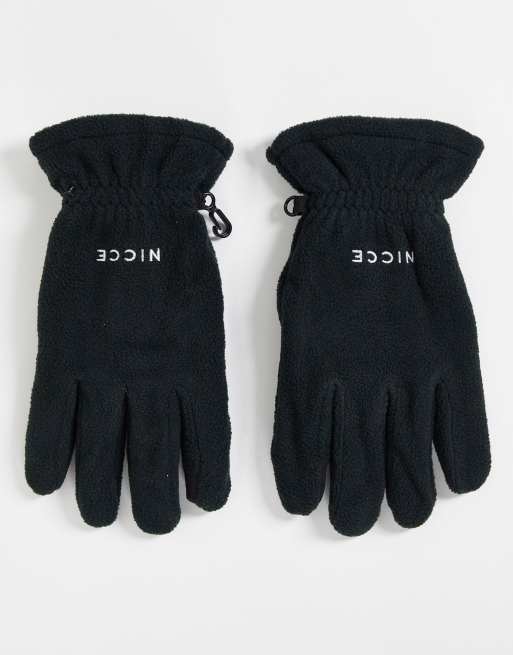 Nicce – Opum – Handschuhe in Schwarz